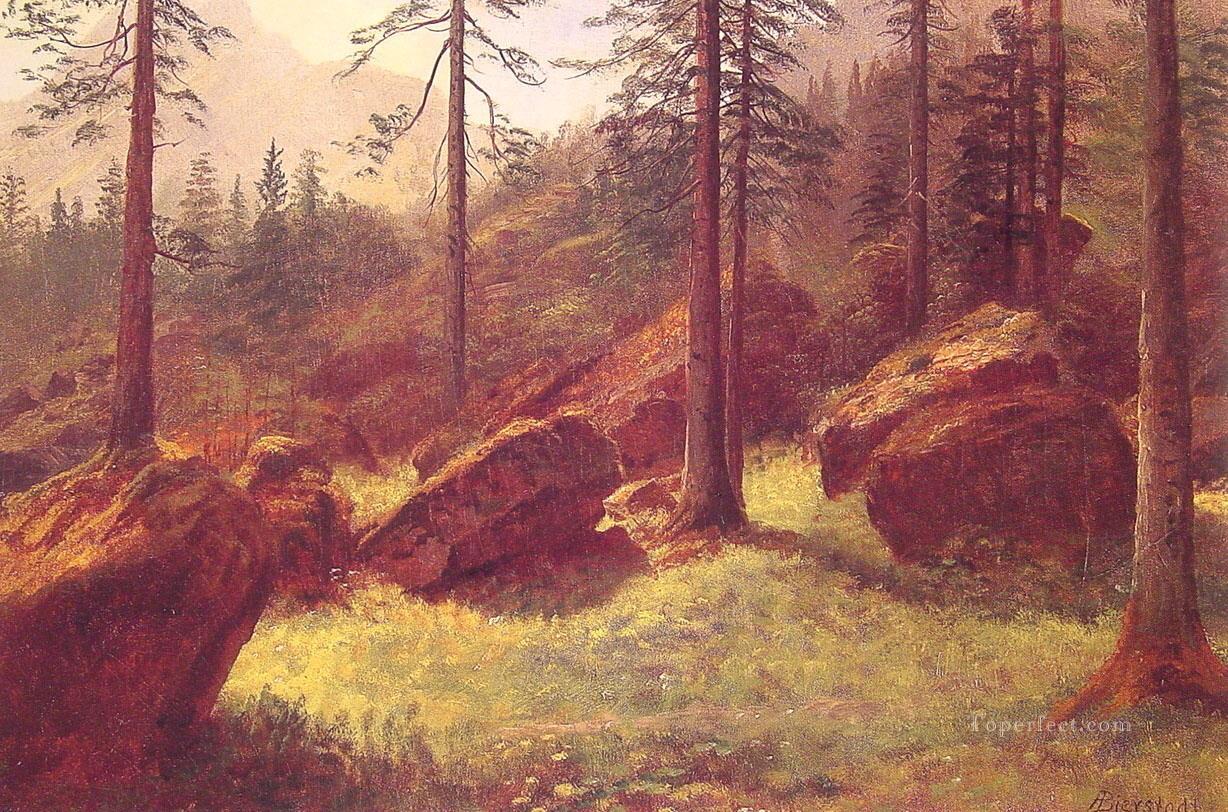 森の風景 アルバート・ビアシュタット油絵